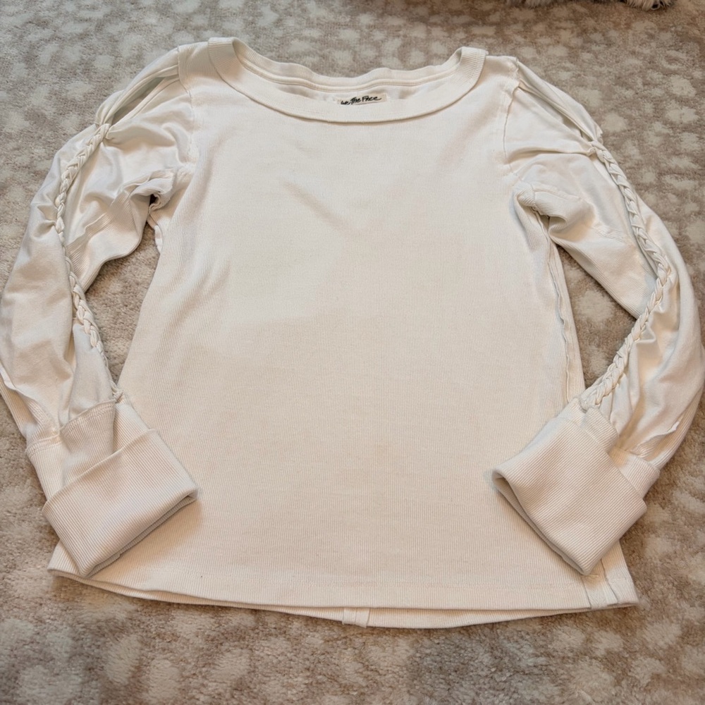 Free people White Long Sleeve Top